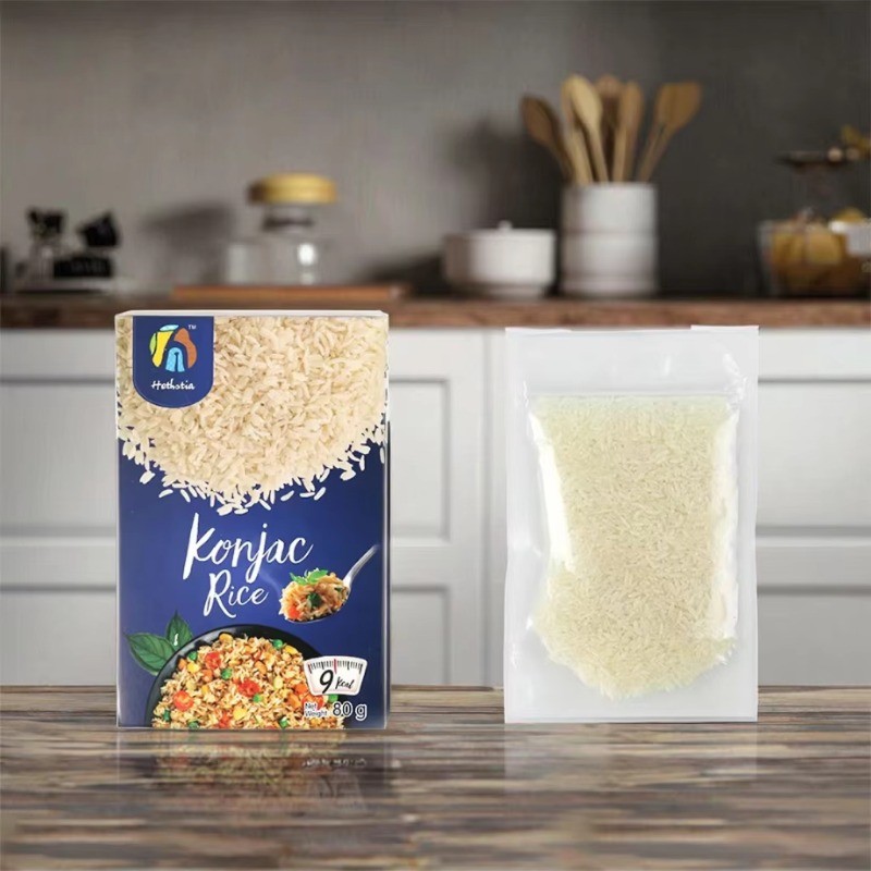 White Konjac Rice Supplier - Gluten Free Healthy Instant HALAL