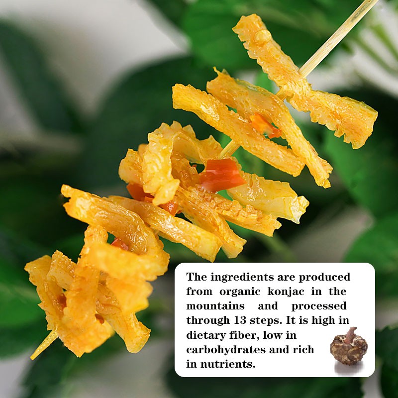 Konjac Spicy Strips Factory - 360g Dietary Fiber Low Calorie