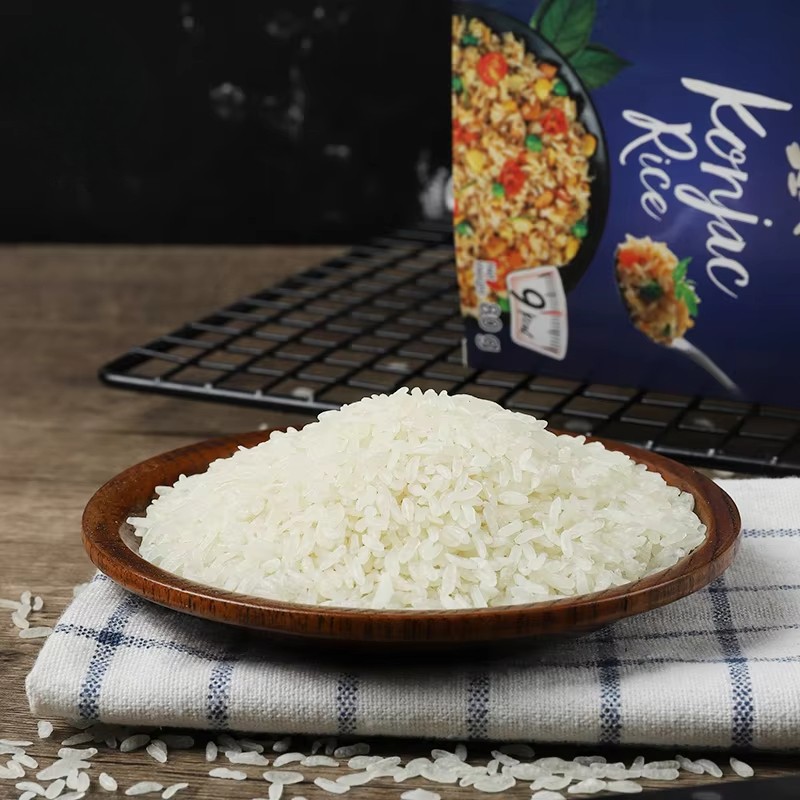 White Konjac Rice Supplier - Organic Low Carb Kosher 80g