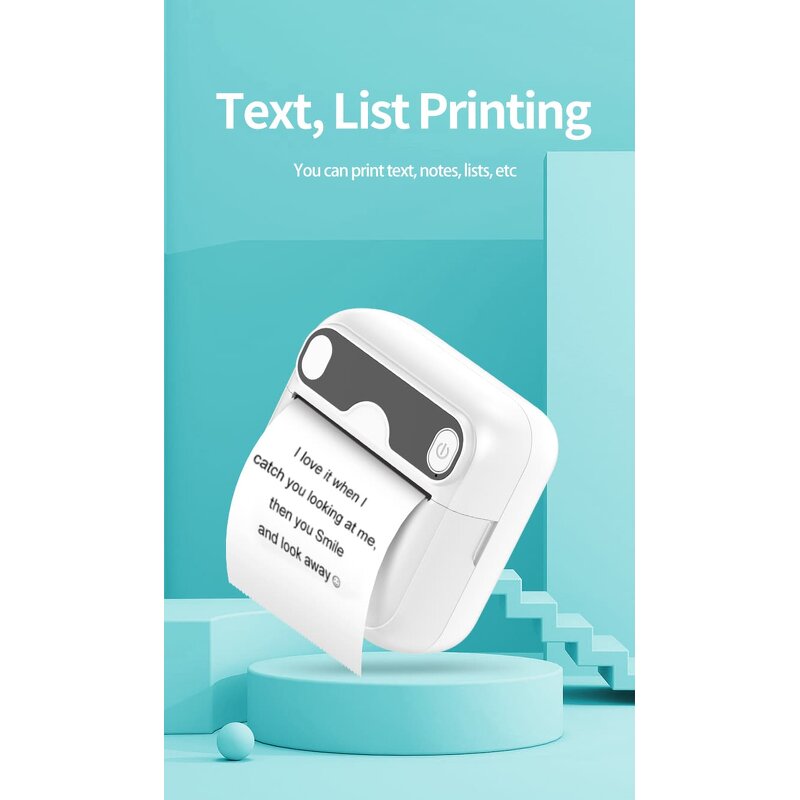Thermal Printer - A32 Mini BT Photo Sticker Pocket Inkless Receipt