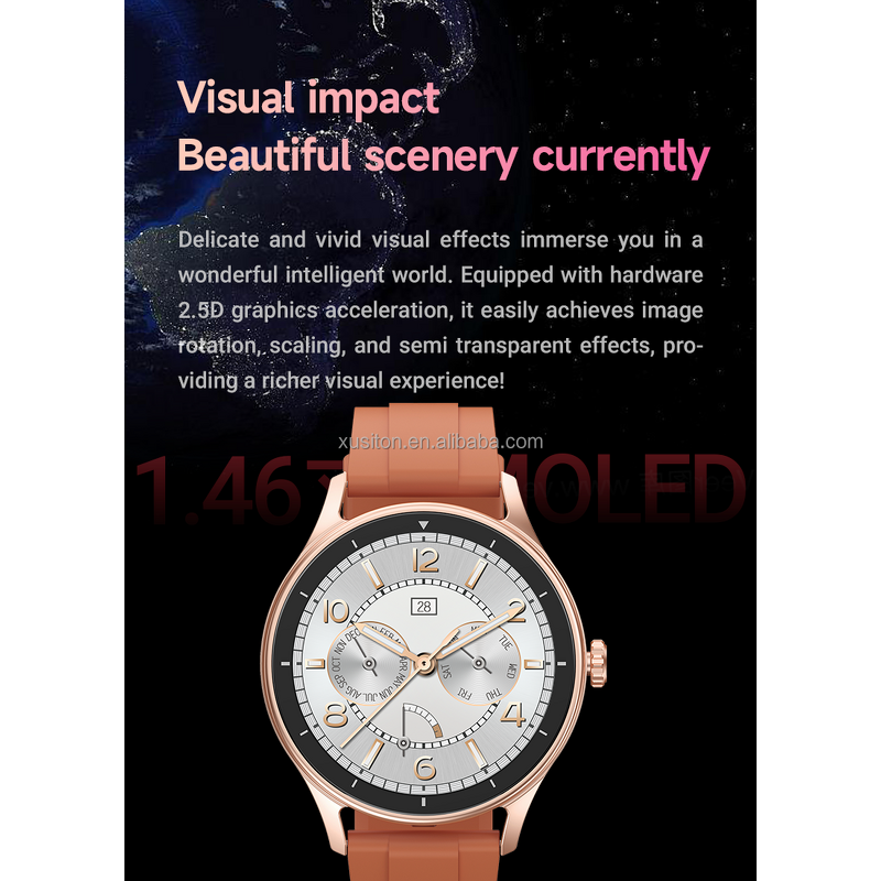 Smart Watch Set - 2026 L500 PRO 1.46" BT Call Double Strap Remote Sport