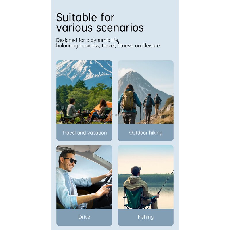 Smart Glasses - 2026 V6Max UV400 Music Call TWS Earphone Sport Fashion