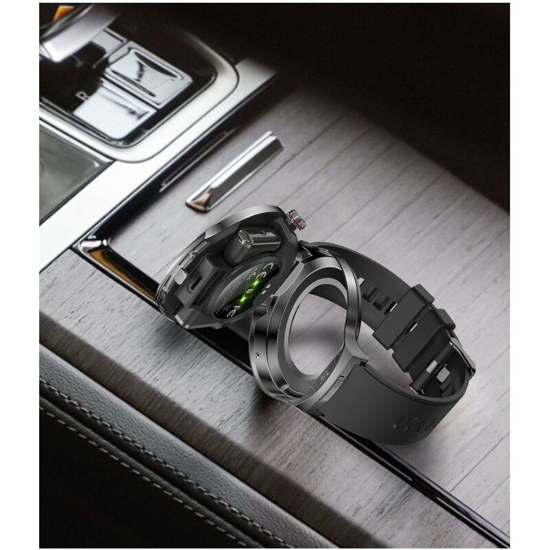 2-in-1 Smart Watch - OEM T100 2025 IP67 1.85" HR BP BT 5-10 Days