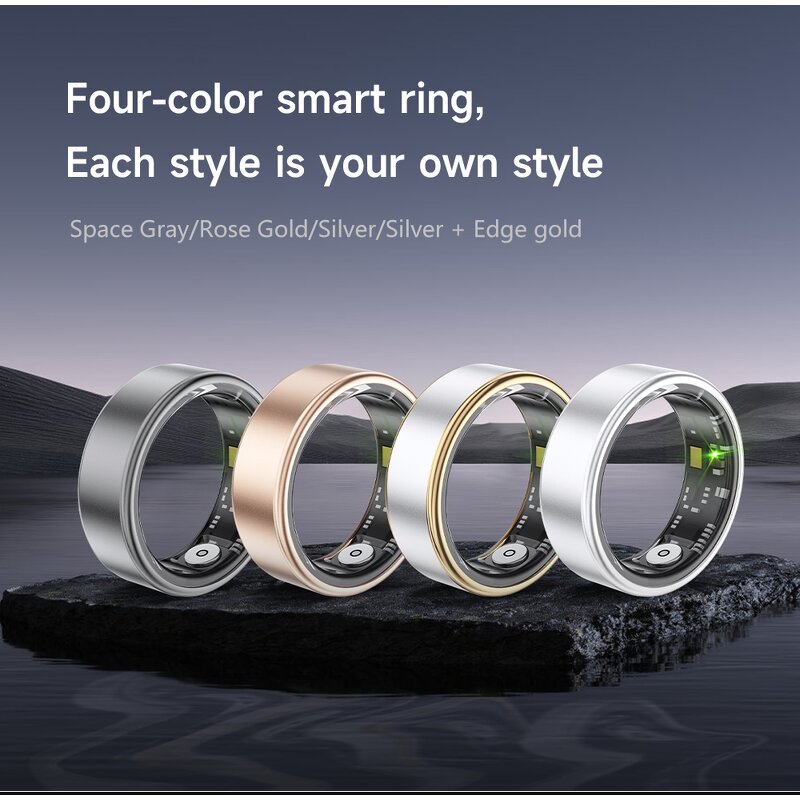 Smart Ring Manufacturer - 2025 SR06 HR Remote Photo Step Waterproof Motion