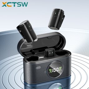 Lavalier Mic - SX101 DSP BT5.3 AI Noise Reduction Mini Vlog Microphone