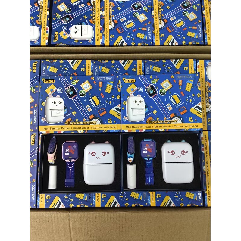 Kids Smart Watch - OEM PS-01 Thermal Printer Pedometer Call 2g Cartoon