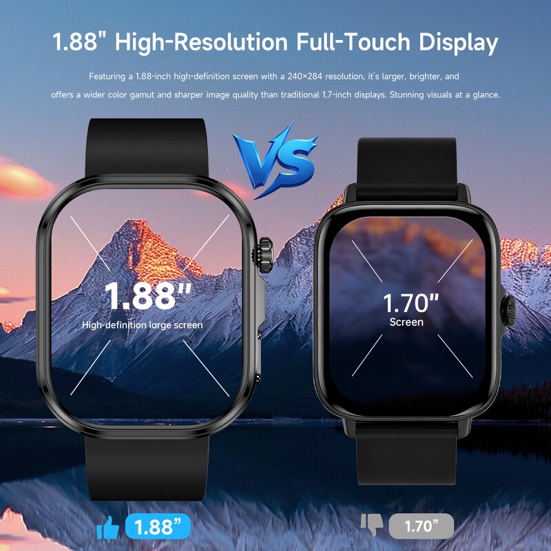 Smartwatch Manufacturer - 2025 GE52 1.88" HD ECG BP BT Calling Relojes Inteligentes