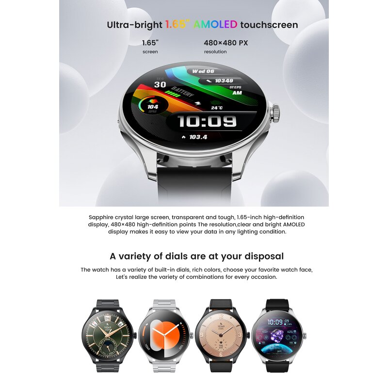 Smartwatch Manufacturer - OEM SK42 2025 AMOLED IP68 SOS AI ChatGPT Multi-Sport