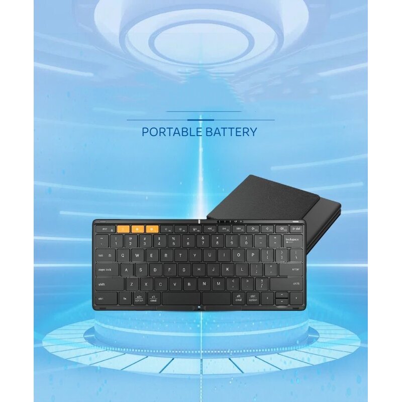 Wireless Keyboard - DF010 Mini Foldable BT 79 Keys Mechanical IOS