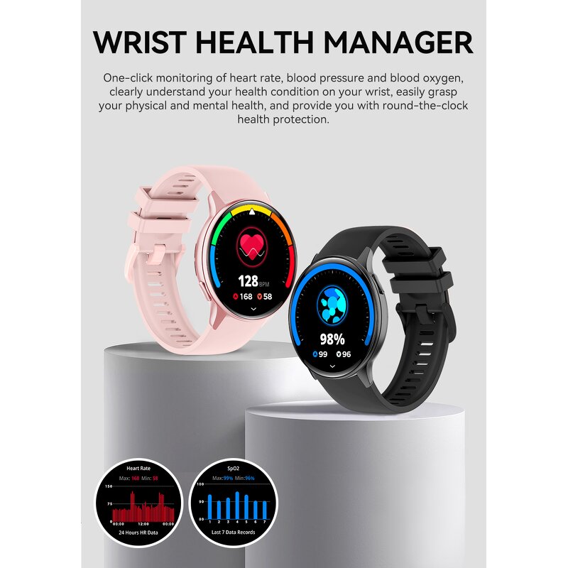 Smart Watch Manufacturer - 2025 VS41 PRO AMOLED 22mm BT Call HR BP Waterproof