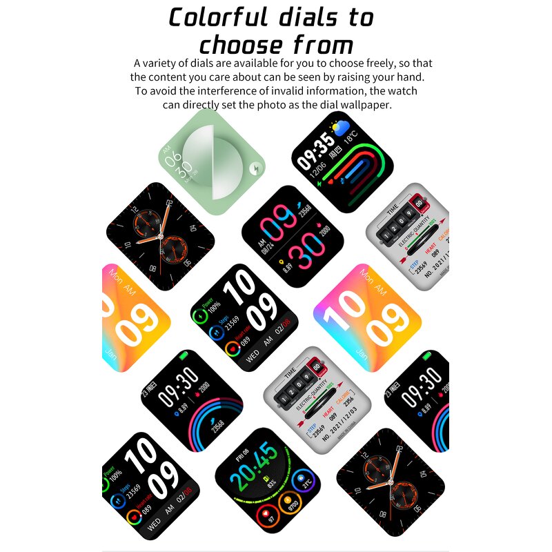 Smart Watch Manufacturer - L21 1.69" IP67 HR BP Sleep Tracker Android IOS