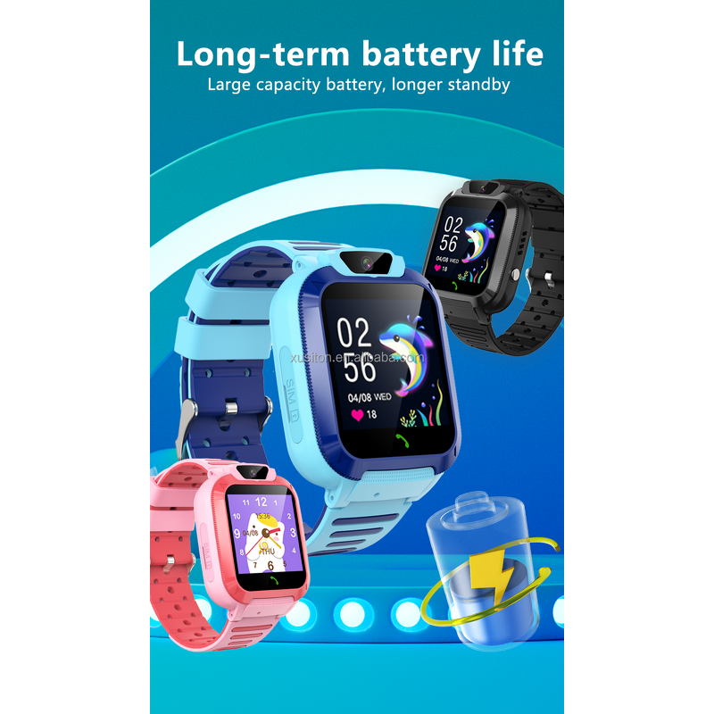 Kids Smart Watch - 2025 W11 4G SIM Camera LBS WIFI Dial Call Calculator