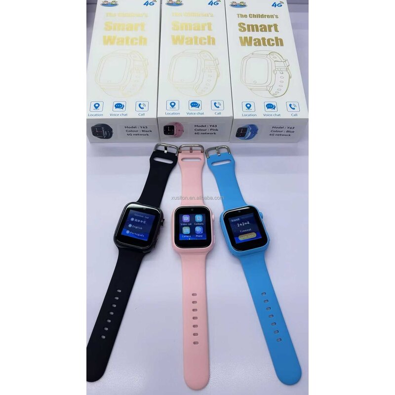 Kids Smart Watch - OEM Y63 2025 4G SIM Camera GPS LBS WIFI Video Call