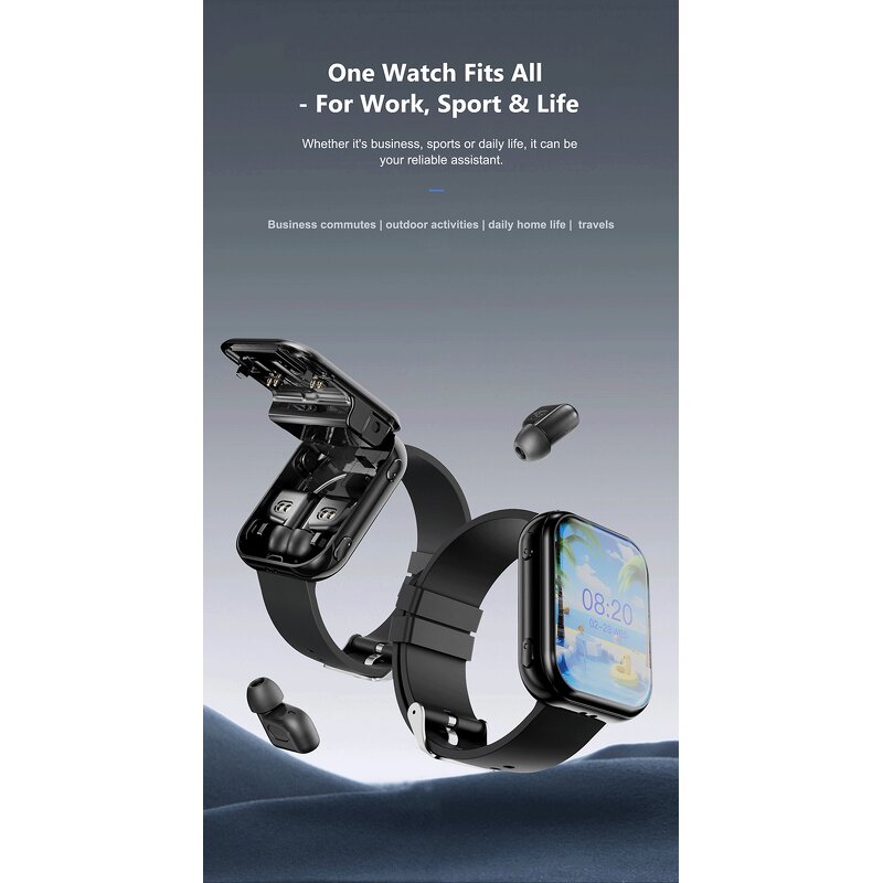 Smart Watch Manufacturer - T1 IP67 1.8" BT Call Multi Sports Digital Ultra