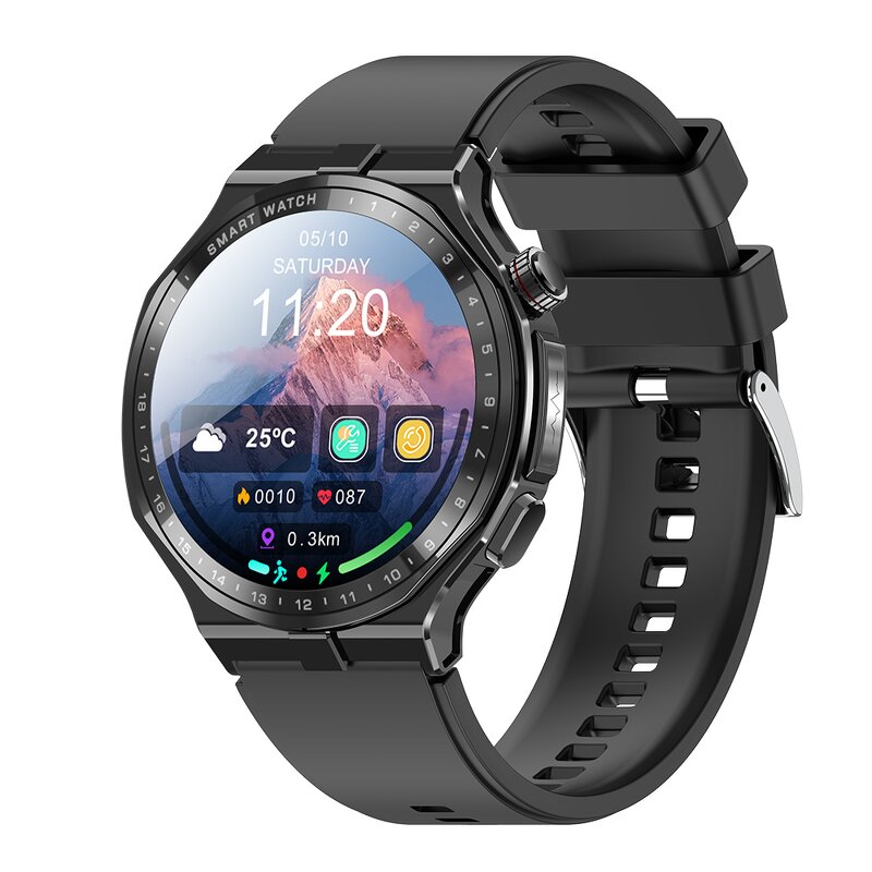 GPS Smart Watch - AD300 HR BP NFC SOS Wireless Payment TikTok Call
