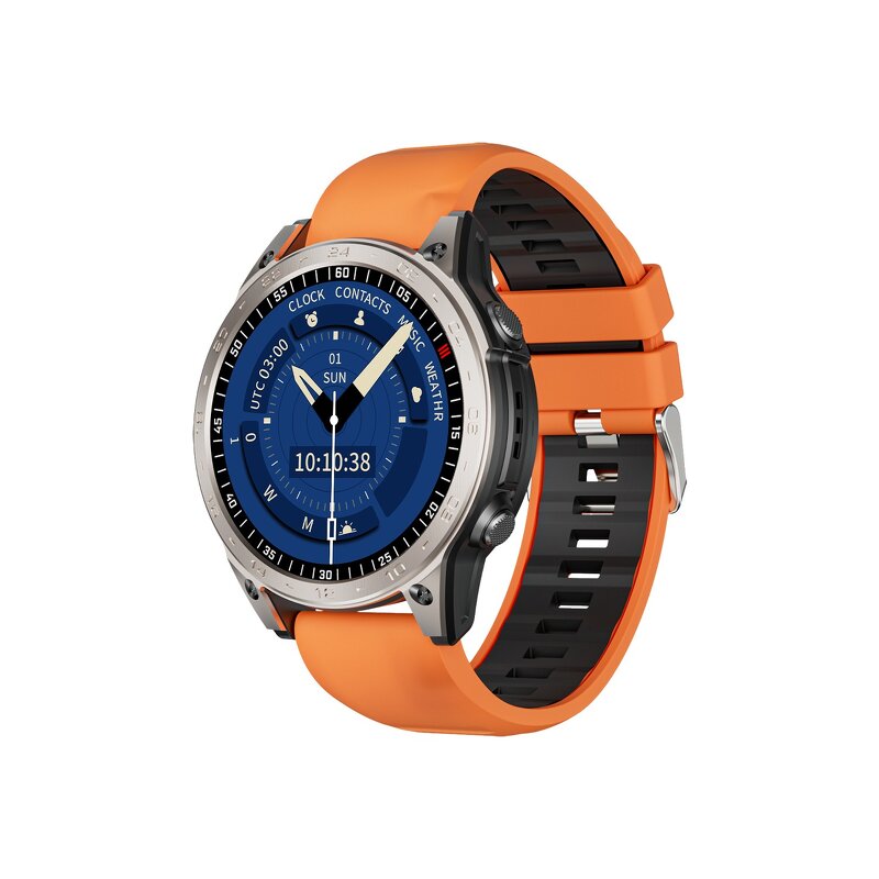 Smartwatch Manufacturer - 2025 Tactix8 Round AI Translate GPTChat Flashlight GPS