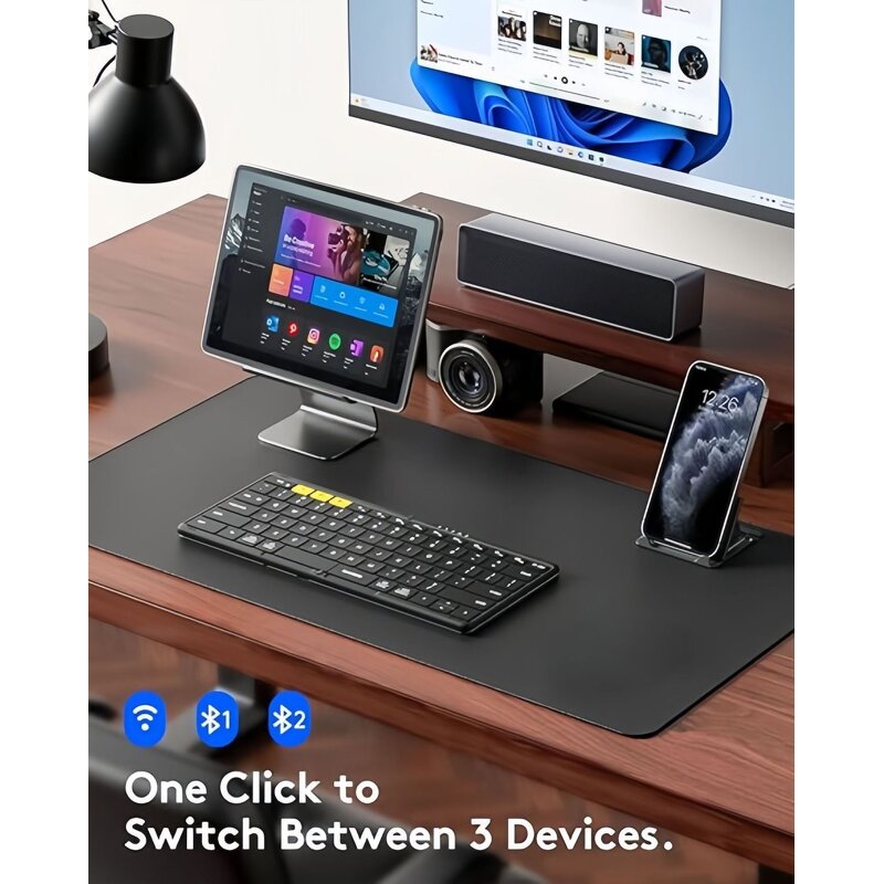 Wireless Keyboard - OEM DF010 Portable Foldable Stackable IOS Android