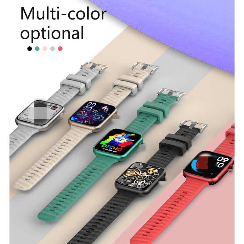 Smart Sports Watch - 2025 HT15 HR BP Multi Sport Mode Fitness Band