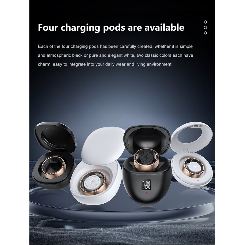 Smart Ring Manufacturer - 2025 SR06 HR Remote Photo Step Waterproof Motion