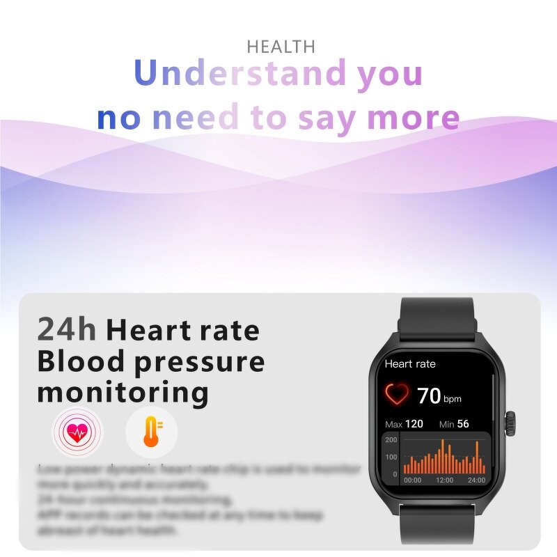 Smartwatch Manufacturer - QX5 2024 1.96" HD BT Call HR Monitoring Women