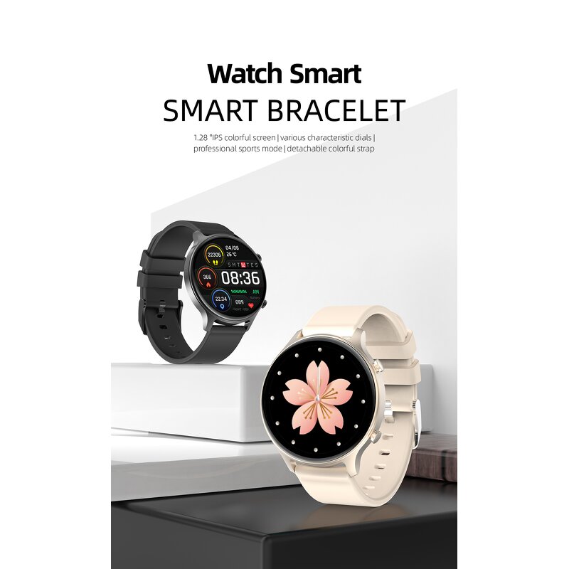 Smartwatch Manufacturer - DS30 1.28" Round BT Call HR Fitness tracker 2023