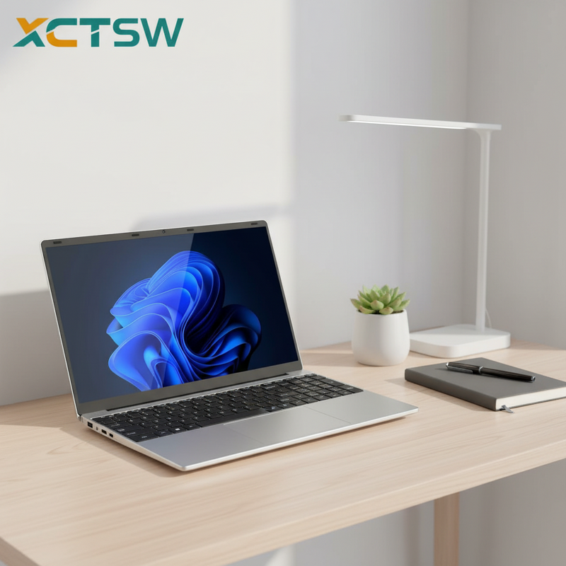 Laptop - N5095 15.6" 8+128GB Fingerprint Unlock Black Silver