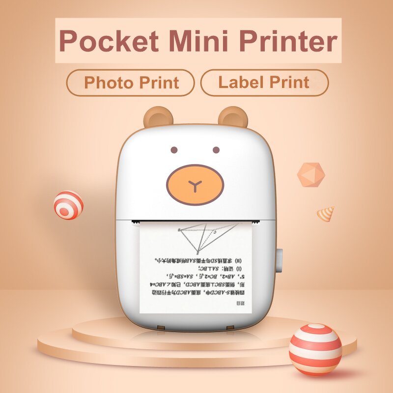 Photo Printer - OEM A8A BT 4.0 1000mAh Walkprint App Android iOS