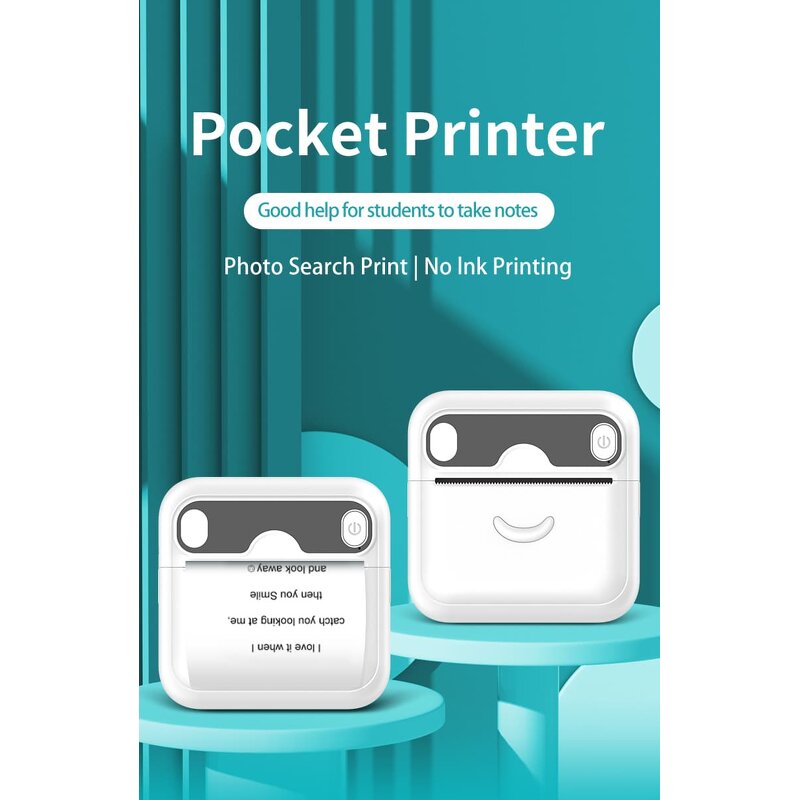 Thermal Printer - A32 Mini BT Photo Sticker Pocket Inkless Receipt