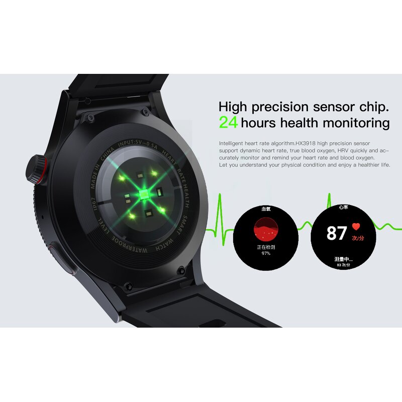 4G Smartwatch - W01 Pro 2+16GB 1.75" WIFI GPS Camera HR Sim Call