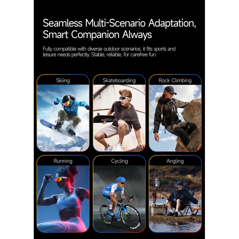 AI Glasses - W640 Cycling Camera Chat GPT Skiing Translation AI Smart