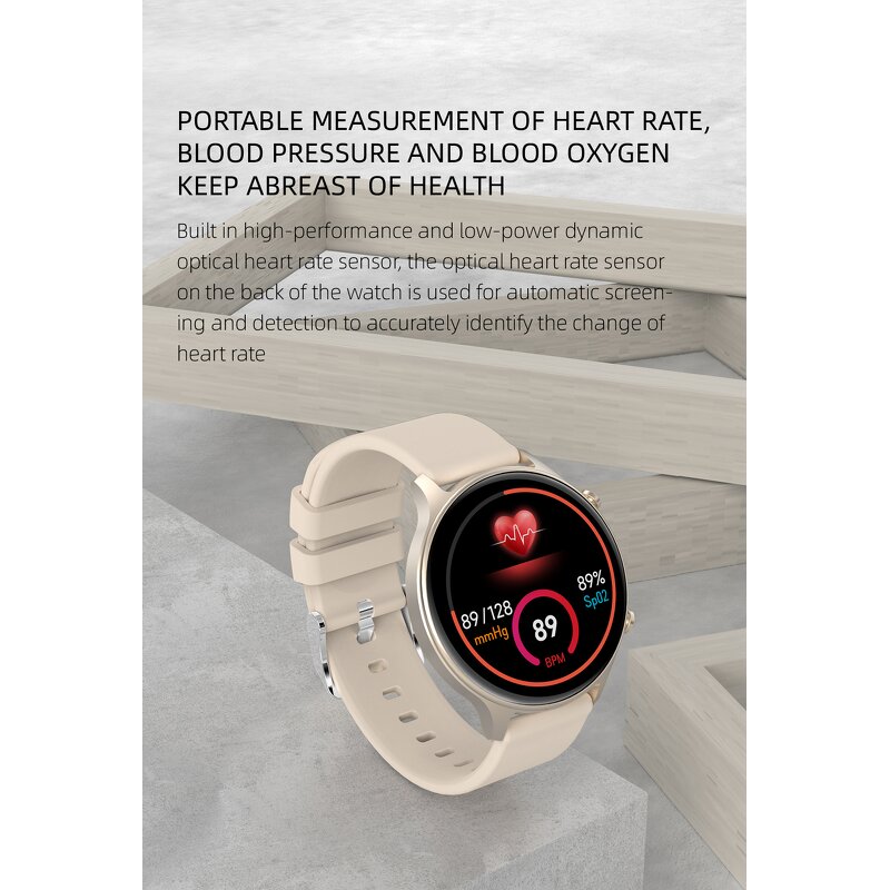 Smartwatch Manufacturer - DS30 1.28" Round BT Call HR Fitness tracker 2023