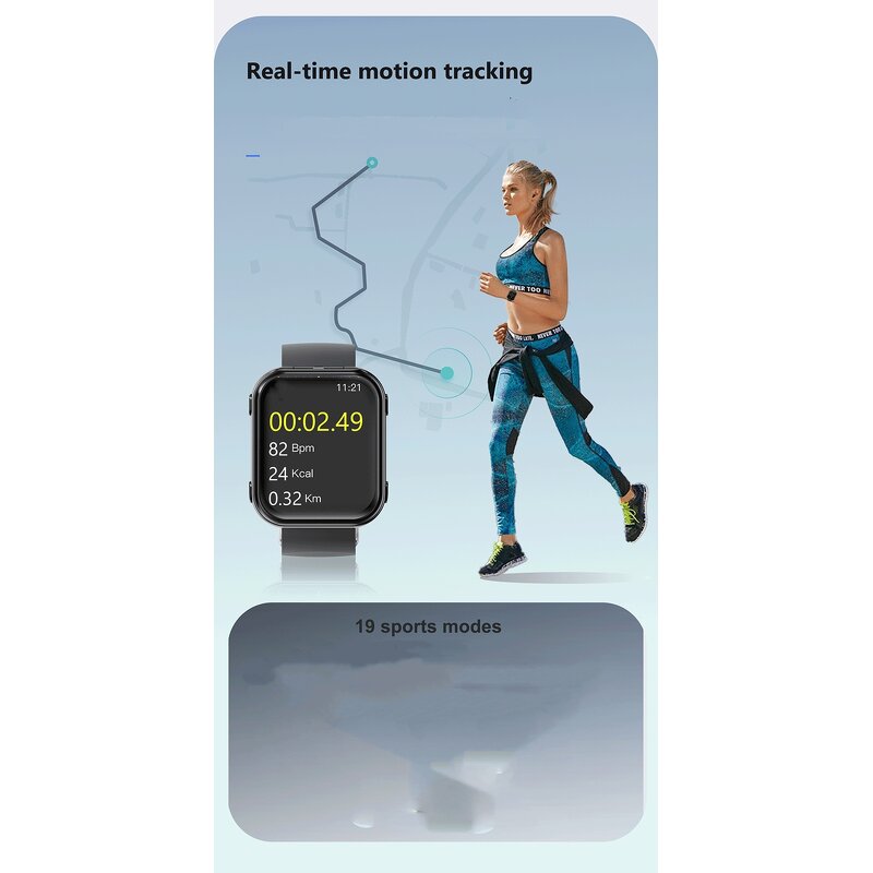 Smart Watch Manufacturer - T1 IP67 1.8" BT Call Multi Sports Earbuds