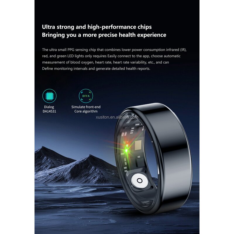 Smart Ring Manufacturer - OEM SR03 2026 Charging Case 5ATM HR Blood Oxygen