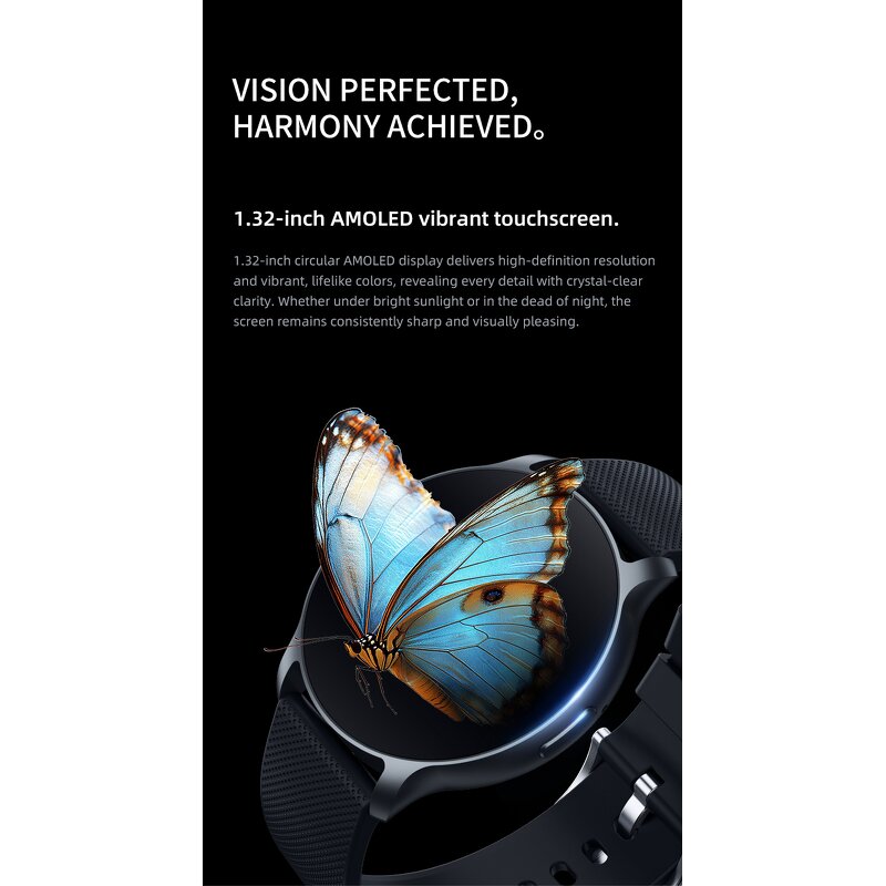 Smartwatch Manufacturer - U23 AMOLED Wireless Call SOS IP68 Health Motion Monitor