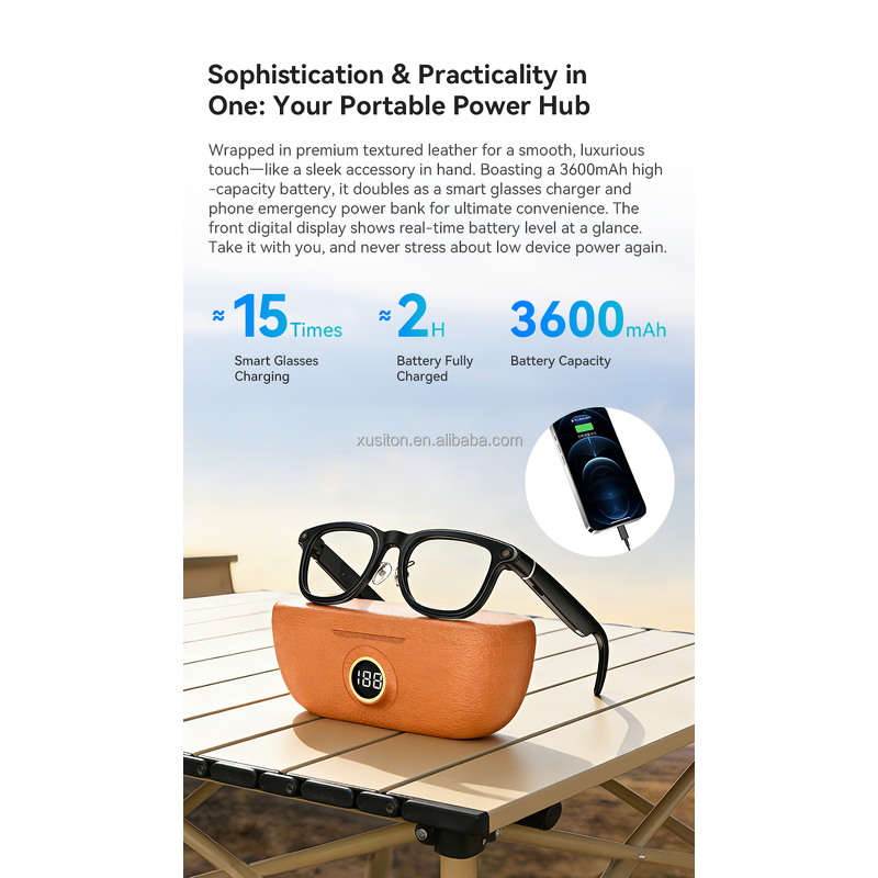 AI Glasses - X01 Ultra AI Translate Photochromic ChatGPT WiFi Call Camera