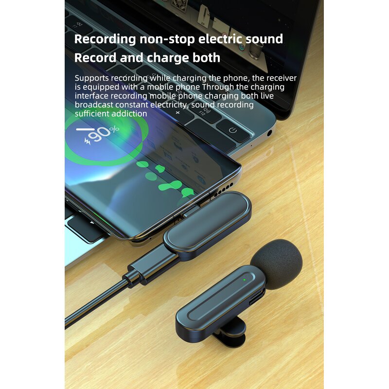 Lavalier Mic - SX26 2.4G Chip Noise Reduction Dual Single Tablets Live