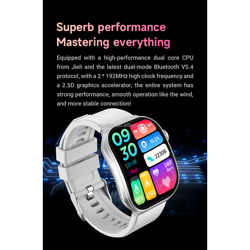 Smartwatch Manufacturer - 2026 V20Promax 2.09" HD Curved BT Call HR Sleep Monitor