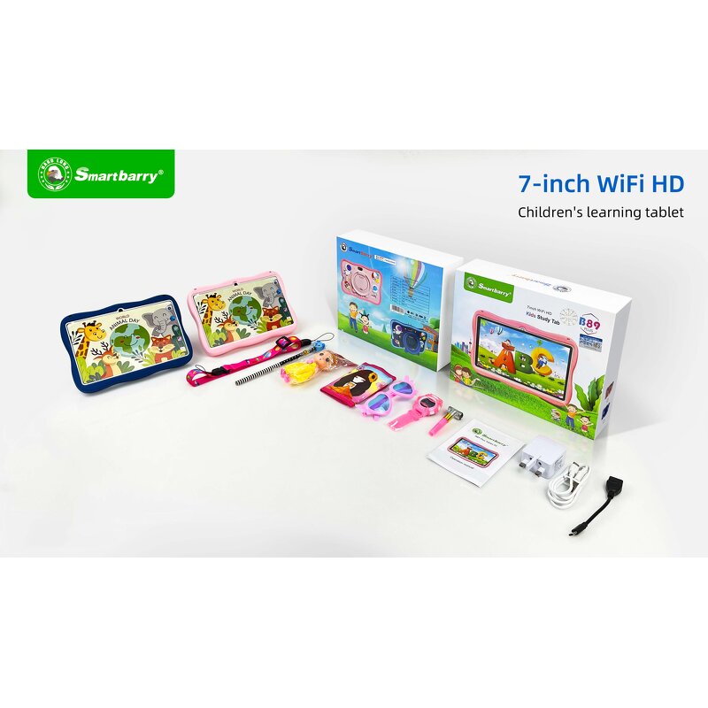 Kids Tablet - B89 PLUS 7" 1+8GB MTK Quad Core Dual Band WiFi Android