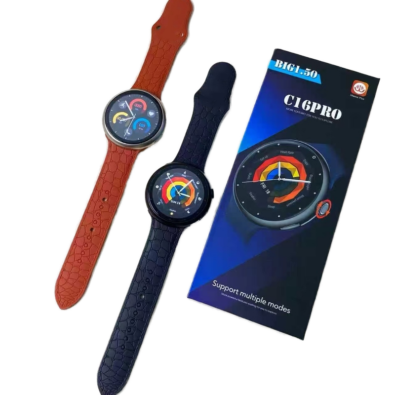Smart Watch Manufacturer - OEM C16 PRO 2025 IPS Wireless Charging Round HR