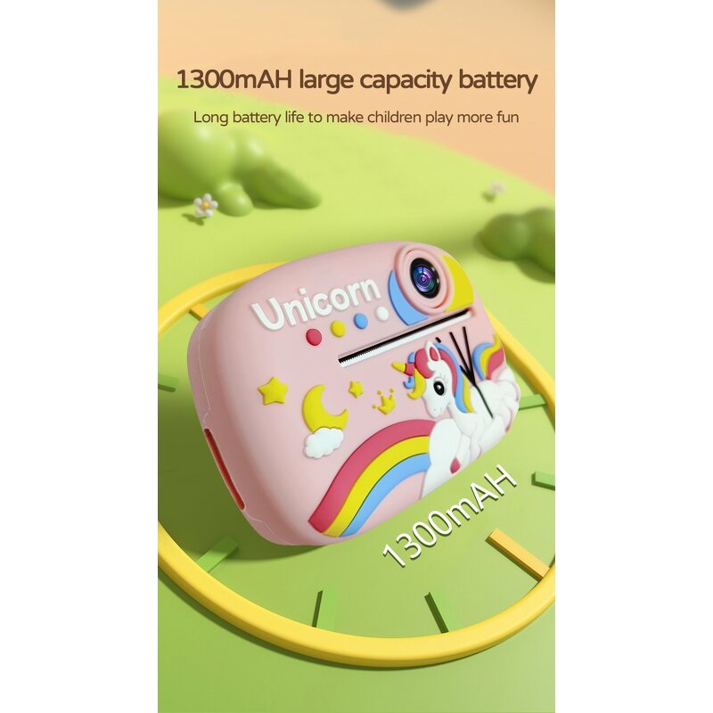 Kids Camera - D1 HD Instant Print MP3 Music Video Recording Large Screen