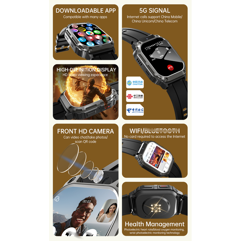 Smartwatch Manufacturer - OEM Q80 2025 AMOLED 2+16GB GPS Video Call Android