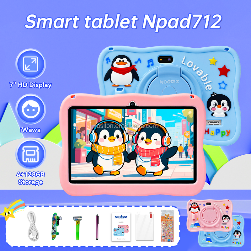 Kids Tablet - Npad712 2025 7" 1+128GB WiFi GSM Android 15.0 Rugged