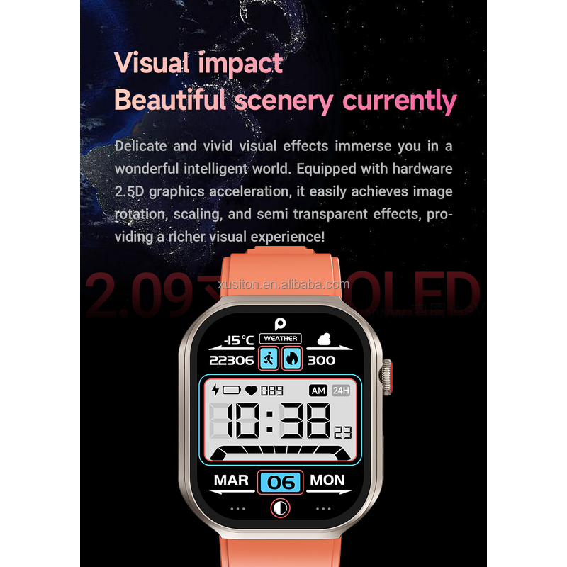Smartwatch Manufacturer - 2026 V20Promax 2.09" HD Curved BT Call HR Sleep Monitor