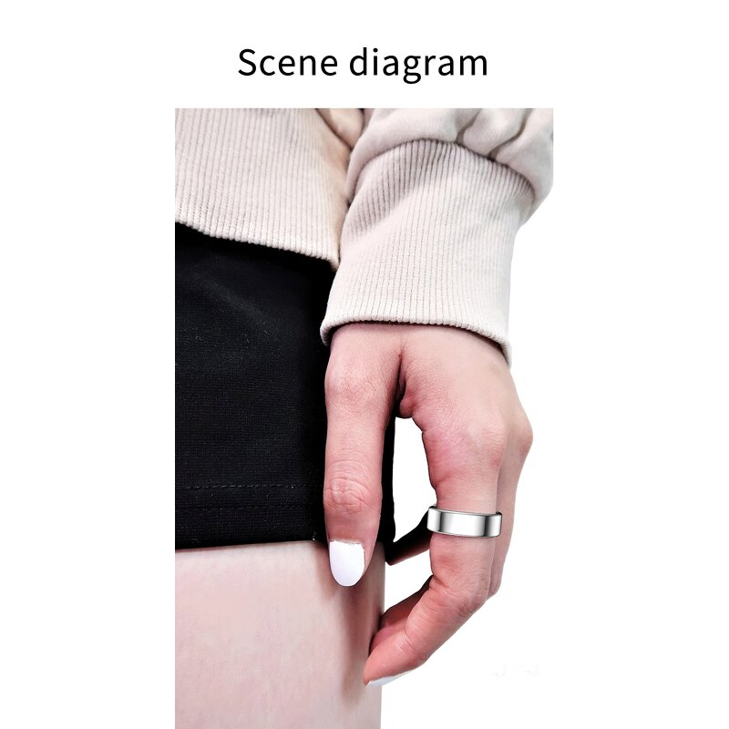 Smart Ring Manufacturer - OEM R99 2026 HR Blood Oxygen Stainless Steel Women