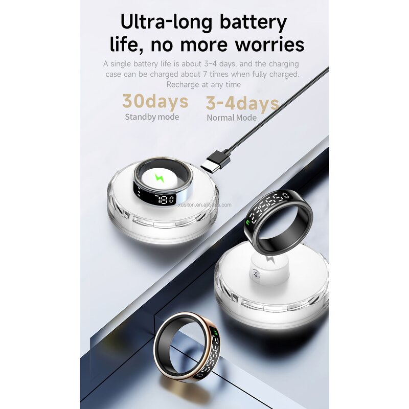 Smart Ring Manufacturer - OEM SY01 IP68 TikTok APP Control HR Sleep Screen