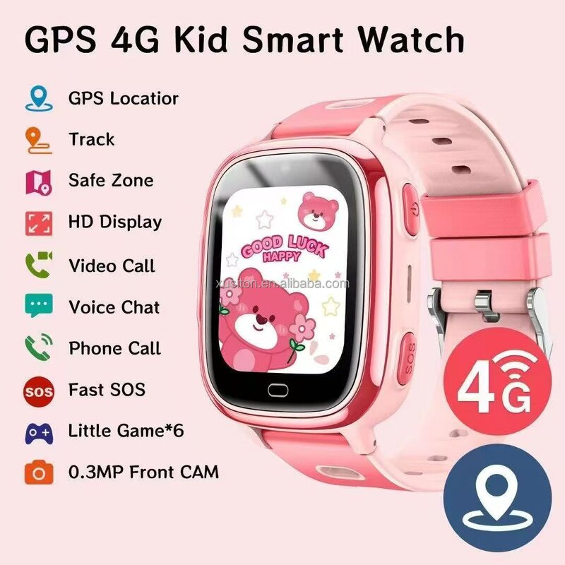 Kids Smart Watch - U86 4G GPS WIFI LBS 1.52" HD 3MP Full Netcom