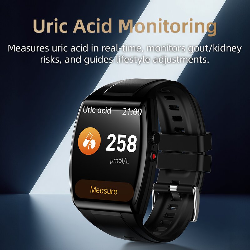 4G Smart Watch - AD03 Sim Card HR Uric Acid BP Fall Detection Health Watch