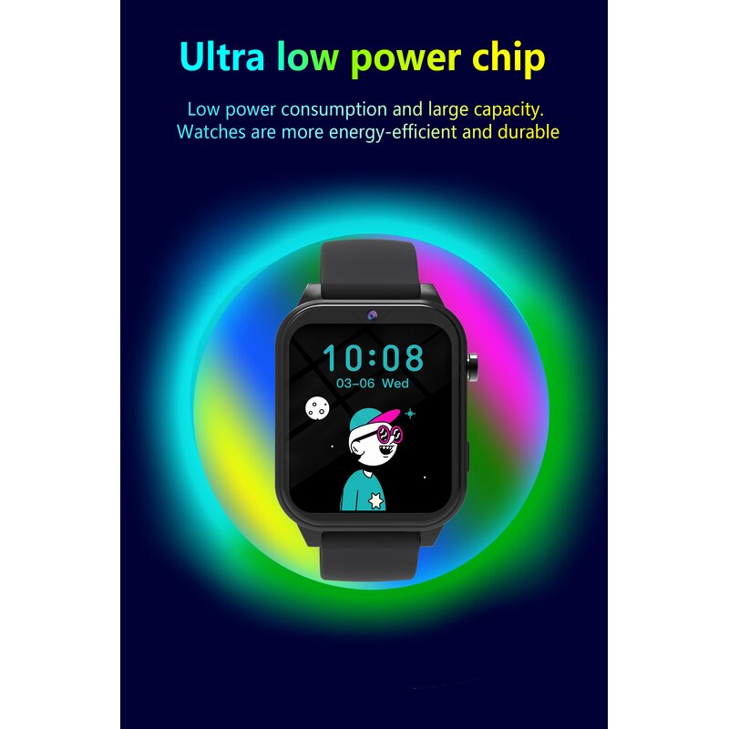 Kids Smart Watch - T6 Sleep Game Step Waterproof Flashlight Smart for Kids