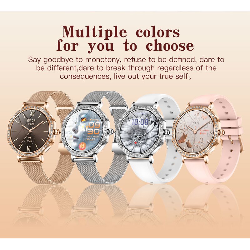 Smart Watch Manufacturer - 2025 KC98 1.32" AMOLED IP68 Health Monitoring Women