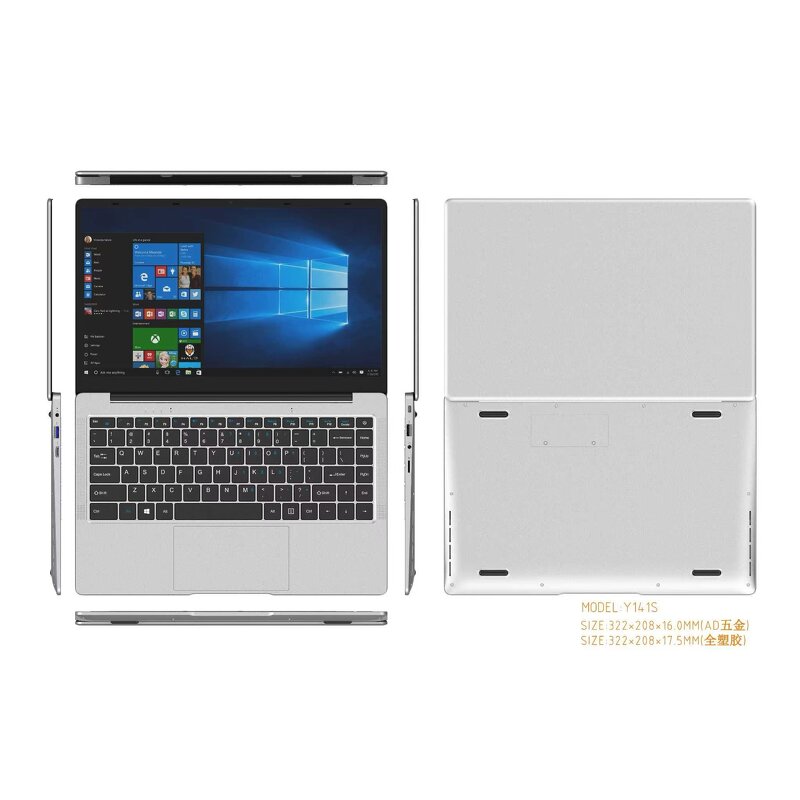 Laptop - N3710 14.1" Intel 8/16GB 256/526GB SSD Windows Value